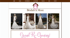 Desktop Screenshot of mybridalsandmore.com